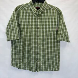 Wolverine Shirt Mens Large Multicolor Short Sleeve Cotton Blend Pocket